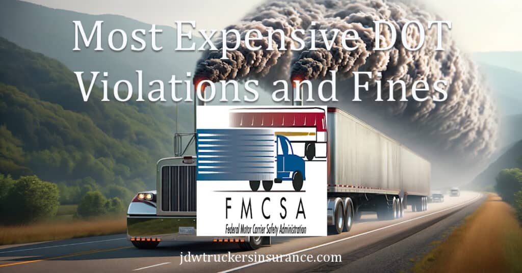 Most Expensive DOT Violations and Fines